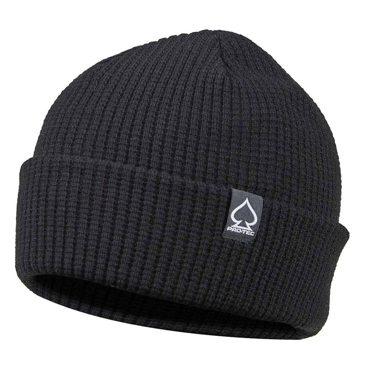 PRO TEC - PATCH CUFF SNOW BEANIE BLACK