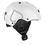 PRO TEC - LOW PRO SNOW HELMET - WHITE GLOSS