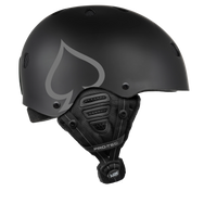 PRO TEC - LOW PRO SNOW HELMET - BLACK MATTE