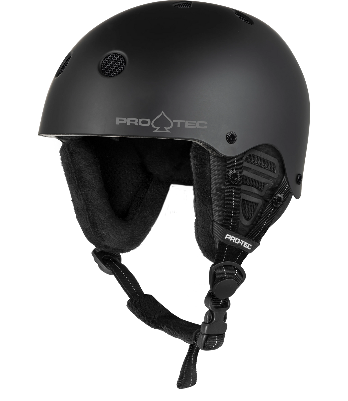 PRO TEC - LOW PRO SNOW HELMET - BLACK MATTE