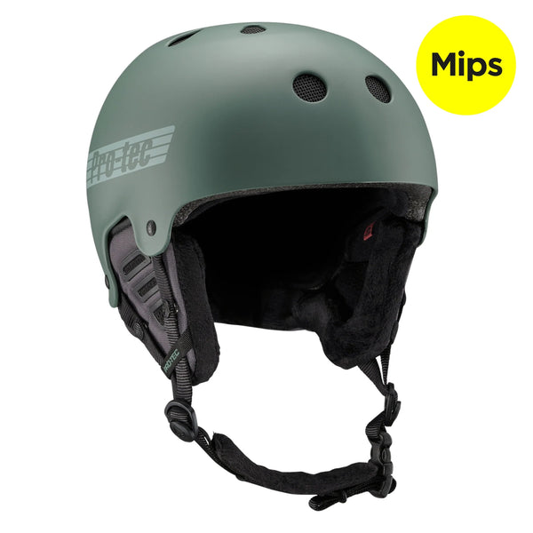 PRO TEC - OLD SCHOOL CERTIFIED  SNOW W/MIPS - MATTE VERIDIAN