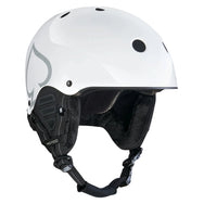 PRO TEC - LOW PRO SNOW HELMET - WHITE GLOSS