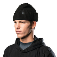 PRO TEC - PATCH CUFF SNOW BEANIE BLACK