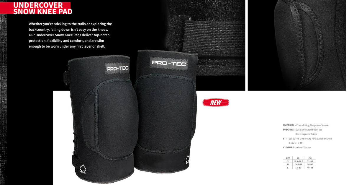 PRO-TEC - UNDERCOVER KNEE PAD