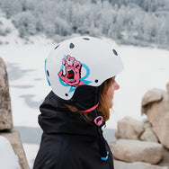PRO-TEC - LOW PRO SNOW HELMET X SANTA CRUZ - WHITE GLOSS