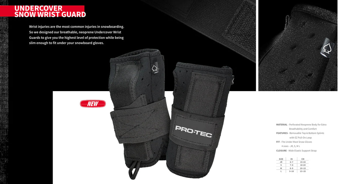 PRO-TEC - UNDERCOVER WRIST GUARD